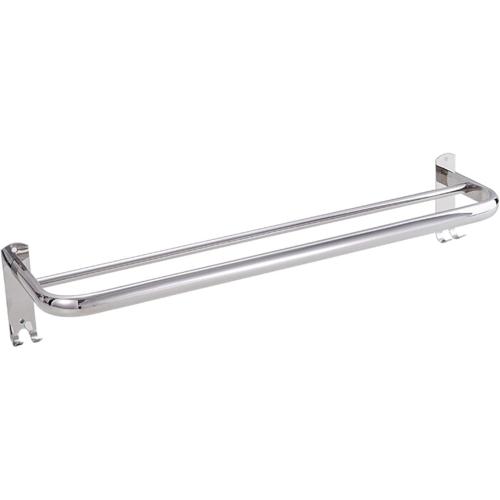 Towel Rail Double Bath Towel Rack Stainless Steel Towel Shelves with Hooks Wall Mounted Towel Holder Towel Bar for Kitchen Bathroom 30cm-70cm (Size : 70cm)