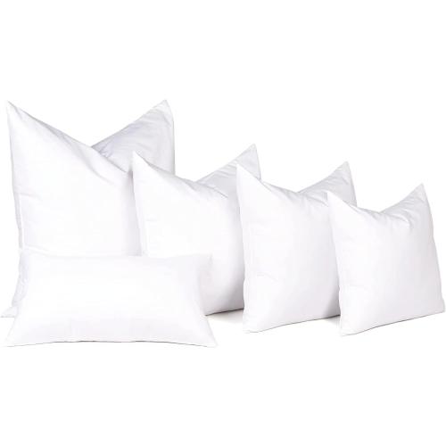 puredown® 30 x 30 Feather Down Throw Pillow Insert, 1 Pack Euro Pillow for Decorative Bed Cushion Couch Sofa