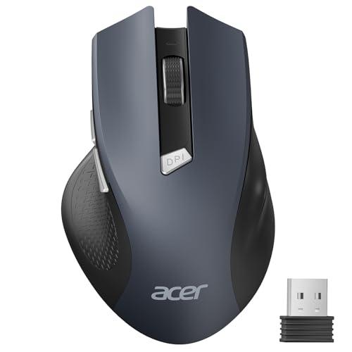 Acer Wireless Mouse for Laptop, 2.4GHz Computer Mouse 3 Adjustable 1600 DPI