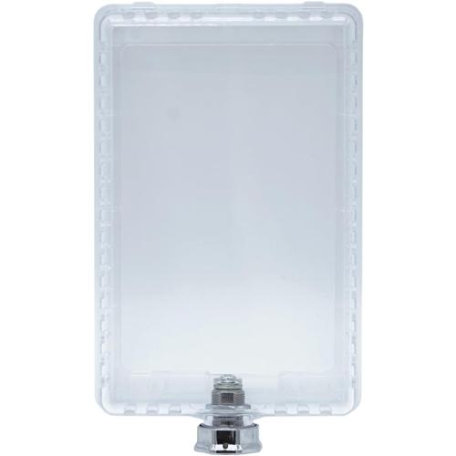 Clear Universal Thermostat Cover Guard With Combination Lock Box, Thermostat Guard For Residential, Hotel, Business, 9 x 8.5 x 2.5
