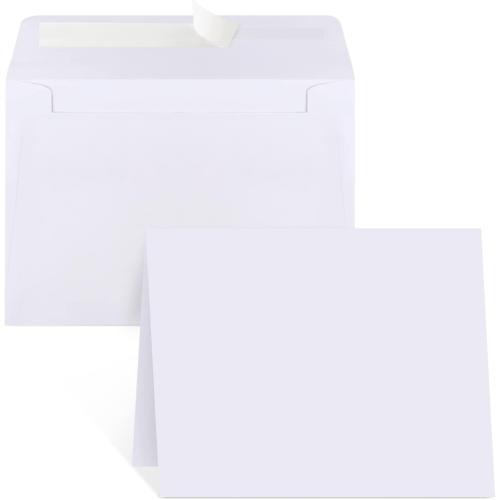 Blank Cards and Envelopes 4x6, 30 Pack White Invitation Cardstock with 30 Pack Envelopes, Thank you Blank Greeting Cards, for All Occasions DIY, Print custom