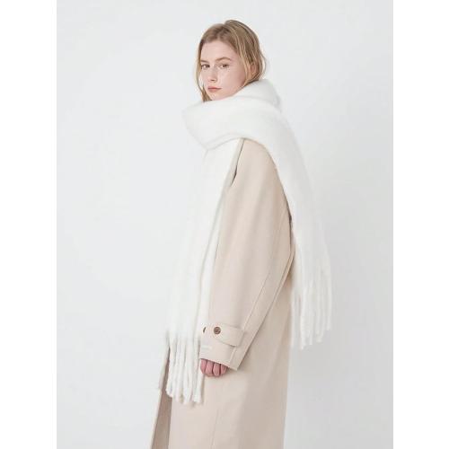 MININAI Women Chunky Scarf, Soft Warm Winter Scarf for Cold Weather, Christmas Blanket Scarves Pashmina Shawl Wrap