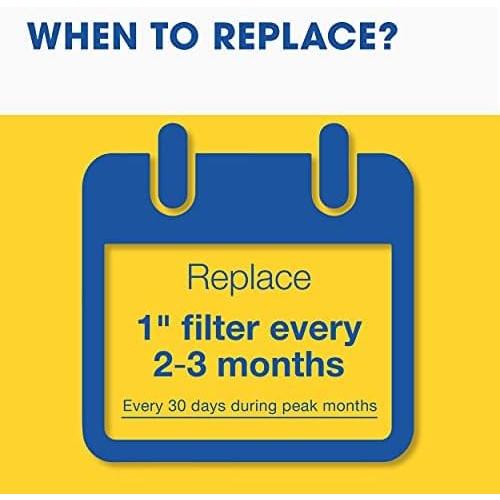 Aerostar 20x20x1 MERV 13 Air Filter, 4 Count, ACTUAL SIZE (19.75 x 19.75 x 0.75), HVAC, Air Conditioning & Furnace Filter for Allergies, Dust, Pet Dander & Smoke (MPR 1500 / FPR 10), Made in USA