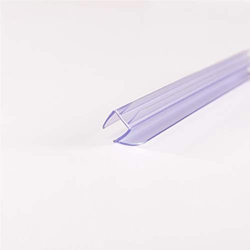 Frameless Glass Shower Door Sweep for 1/2 Glass, Bottom Seal with Drip Rail, 27.5 Long