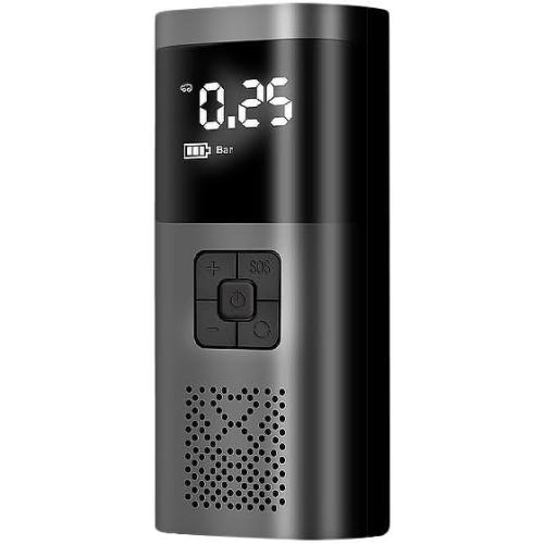 Portable Digital Car Tire Inflator, Wireless Air Pump, LCD Display, Rechargeable Battery