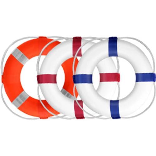 Size 20 Inch Color Orange Life Preserver Ring with Water Floating Lifesaving Rope 98.4FT Set, Swim Foam Buoy Swimming Pool Safety Throwing Ring Rope Rescue Lifeguard Wall Decoration