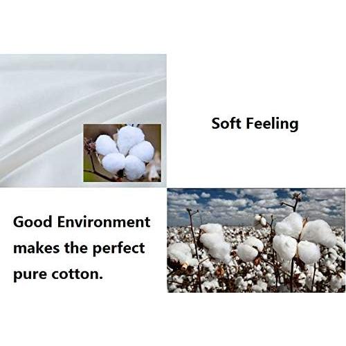 King Size Goose Down Feather Hotel Collection Bed Pillow for Sleeping for Back, Stomach or Side Sleepers King Size(20x36IN) White 1 Pack