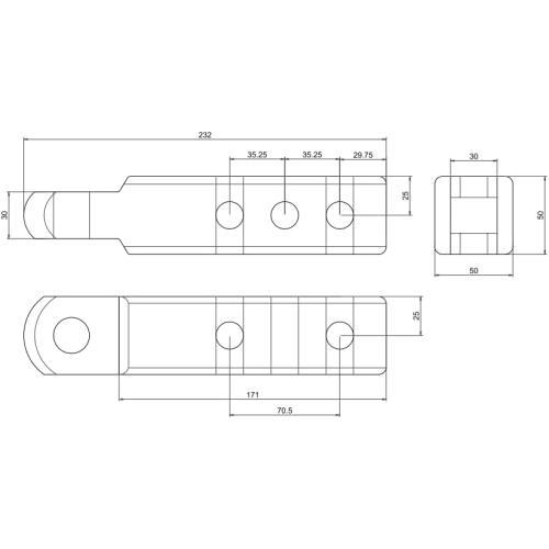 SALMAN 5T 11,000 LBS WLL Aluminum Alloy 6061 Long Hitch Receiver and Bow-Shackle and Pin with R Clip Winch Accessories (Grey)