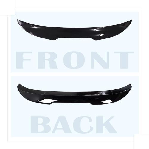 E90 Trunk Spoiler PSM-Style Compatible with (2005-2012) 3-Series E90 Sedan / M3 Sedan Gloss Black
