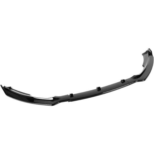 MotorFansClub 3pcs Front Bumper Lip Fit for Ford Fusion Mondeo 2017-2019 | Glossy Black, Front Splitter Spoiler Protection Trim