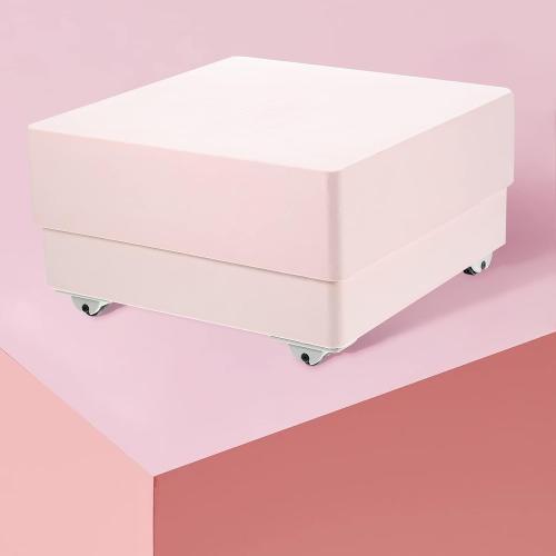 24 Pcs Self Adhesive Wheels Mini Fixed Wheels Caster Boxes Caster for Box Bottom Storage Rack DIY Toy Car Bin Storage(Classic Style)