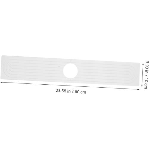 Angoily Diatomite Sink Faucet Mat Water Absorbent Dry Counter Mat Kitchen Accessory