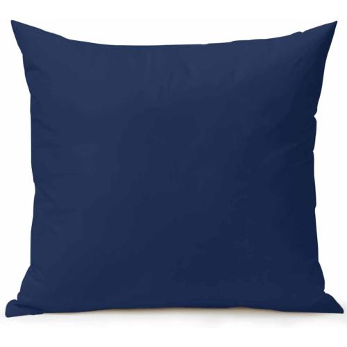 Size medium Navy Blue Outdoor Pillow Inch Pack of 1 Simple Solid Color Waterproof Throw Pillow Covers with Inserts Lumbar Cushions for Home Patio Tent Balcony Garden Sofa