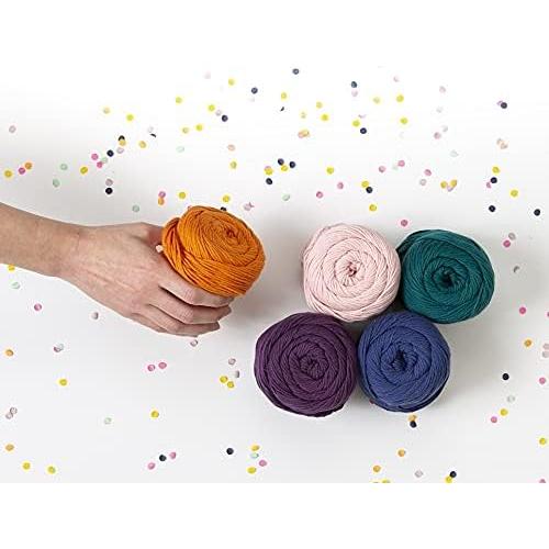 Knit Picks Dishie Pink Worsted Weight 100% Cotton Yarn for Crocheting