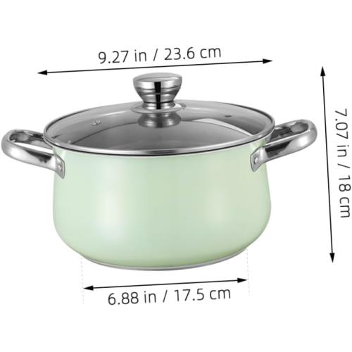 Mobestech Stainless Steel Stock Pot with Lid Heavy-Duty Cooking Pot for Soup and Stew Large Capacity Induction-Compatible Kitchen Cookware