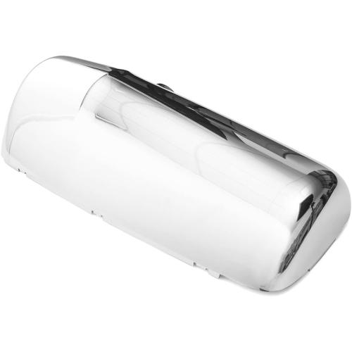 Chrome Door Mirror Covers for Kenworth T680 T880 W990 2013-2020, Side Rear View Mirrors Cover for Kenworth Semi Trucks Accessories Driver Left& Passenger Right Side (A Pair)