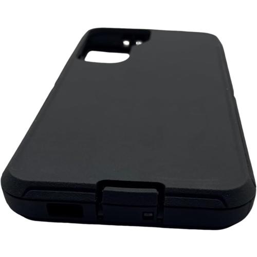 Replacement TPE Rubber Outer Skin Shell Compatible with Samsung Galaxy S22 Otterbox Defender Series Case (Black)