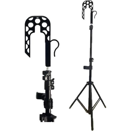 Color Black Tennis Pickleball Football Fence Mount Phone Camera Holder Accessories to Record Stream and Relive Your Matches, for Baseball Softball Tennis Recording, Black