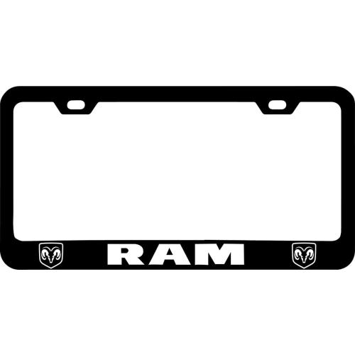 OEM Stainless Steel License Plate Frame for RAM