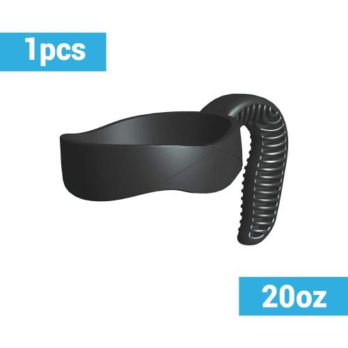 Color red Hyturtle 1Pcs Stylish and Functional Black Tumbler Handle Fits Only For 20 OZ YETI Tumbler - Secure Grip, Lightweight, Dishwasher Safe - Ideal for Travel and Outdoor Activities - BPA Free