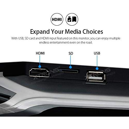 17.3”  Roof Mount Monitor Inch ,Video Car Overhead Player Roof Mounted Monitor HDMI  ( no test )