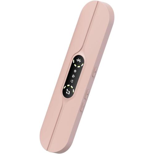 Under Pillow Speakers for Sleeping Bluetooth, Bone Conduction Technology, 3D White Noise Generator, Volume Control & Sleep Timer, Side Sleeper Friendly (Pink)