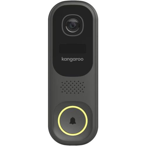 KANGAROO Video Doorbell + Chime | Security Camera Outdoor WiFi | Weatherproof Outside Camera | 2-Way Talk Video Doorbell