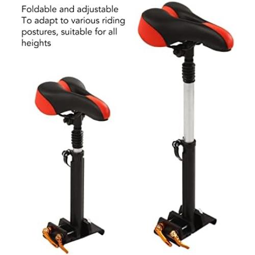 KENANLAN E Saddle Electric Scooter Seat Fits for M365,Adjustable Universal Punch Scooter Seat Attachment,Folding Electric Scooter Seat Saddle Folding Seat Replacement