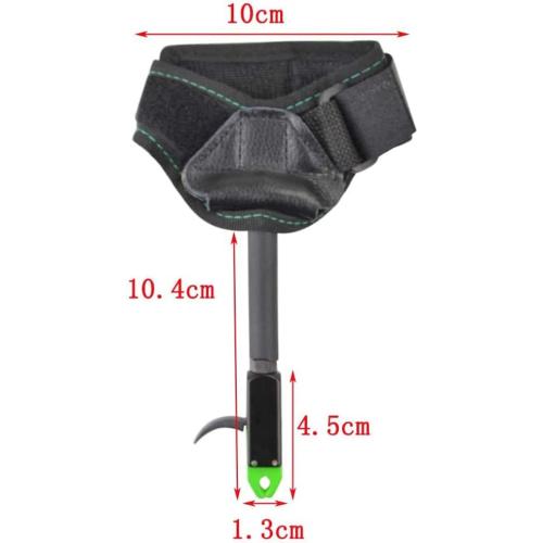 Archery Bow Release Aids Youth Bow Release Trigger Quick Release Wrist Release Adjustable Nylon Strap for Right Left Handed Children Junior Kids