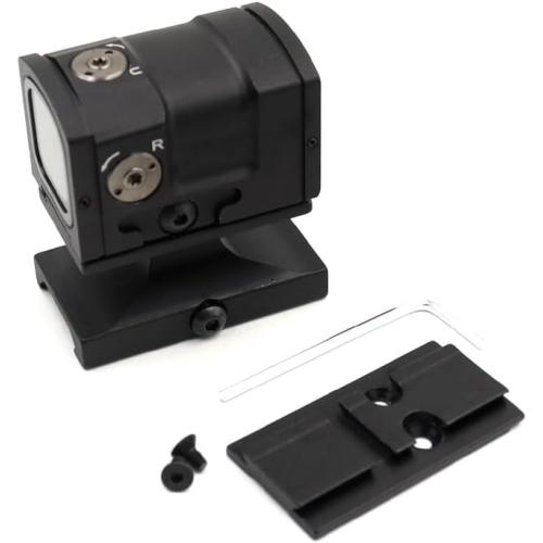 Tactical P-2 Advanced Compact Red Dot Reflex Sight, Reflex Hunting Optic Sight, 3.5MOA, Holographic Spotting Scope, with 1.54 Inch High Riser Mount, Fit 20mm Rail & Pistol Mount, Black