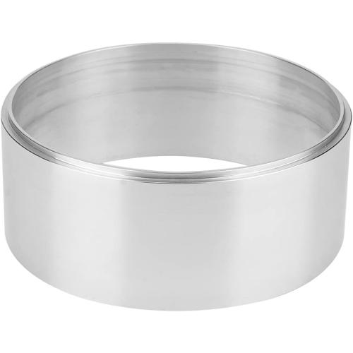 2 Aluminum Air Filter Spacer, Air Cleaner Replacement Accessories for Carbs with 5 1/8in Opening SBC BBC 350 Air Filter Spacer O-Ring