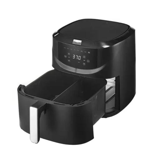 Bella PRO - 8-qt. Touchscreen Air Fryer with Divided Basket - Matte Black