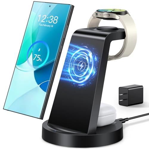 Wireless Charger for Samsung: 3 in 1 Wireless Charging Station