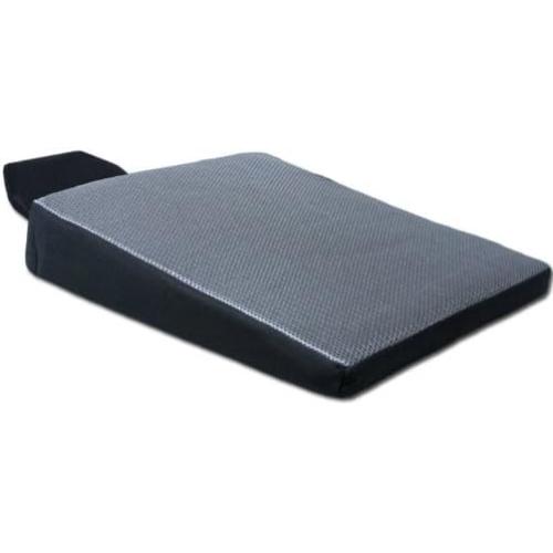 Yupbizauto Breathable Ergonomic Wedge Car Seat Cushion & Office Chair Support Comfortable Pressure-Relief Pad for Back & Tailbone Pain Ideal for Long Sitting, Posture Corrector Mesh Grey Firm