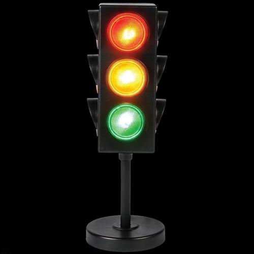 Rhode Island Novelty Eltrali 8 Inch Traffic Light Table Lamp