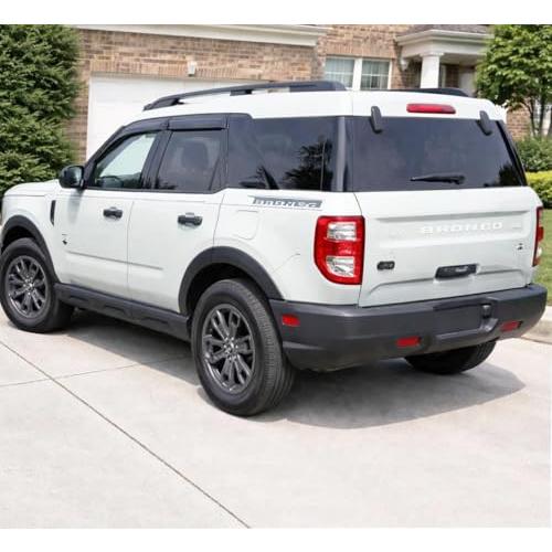 2021-2026 Tape-On Rain Guards for Ford Bronco Sport Side Window Visor Deflectors Sport Big Bend Outer Banks Badlands Heritage 2022 2023 2024 2025