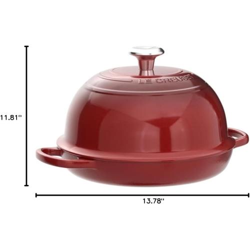 Le Creuset Enameled Cast Iron Bread Oven, Cerise