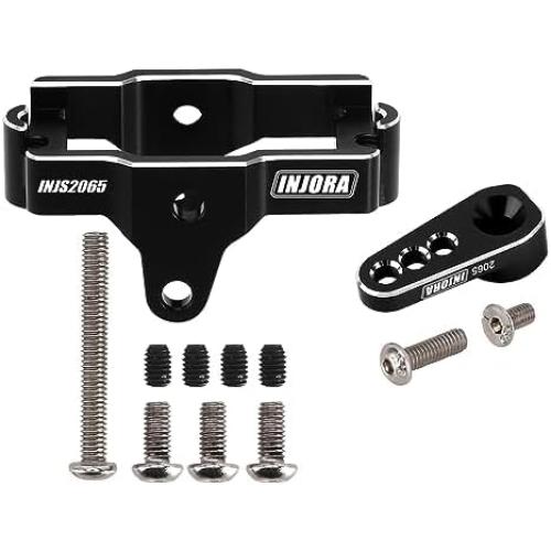 INJORA 7KG Servo INJS2065 with Mount and Servo Horn for TRX4M TRX4MT 1/18 RC Crawler Upgrade Parts, High Torque Waterproof