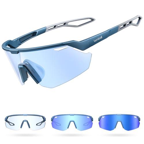 Lamicall Photochromic Sports Sunglasses for Men Women