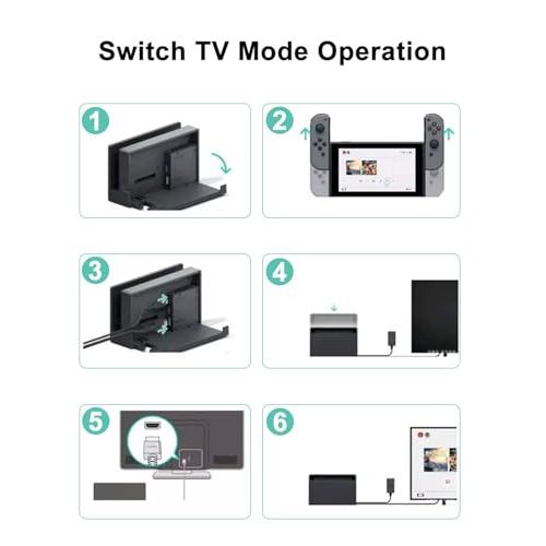 HDMI Cable Compatible with Nintendo Switch OLED, Original Switch HDMI-Cable