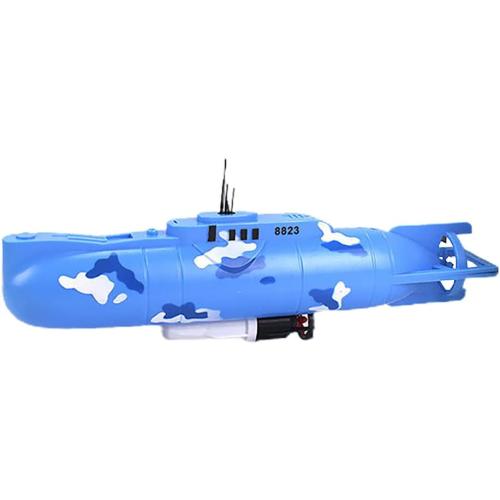 Electric Submarine Bath Toy - Funny Military Submarine Model, Floating Pigboat Water Toy for Kids (8823)