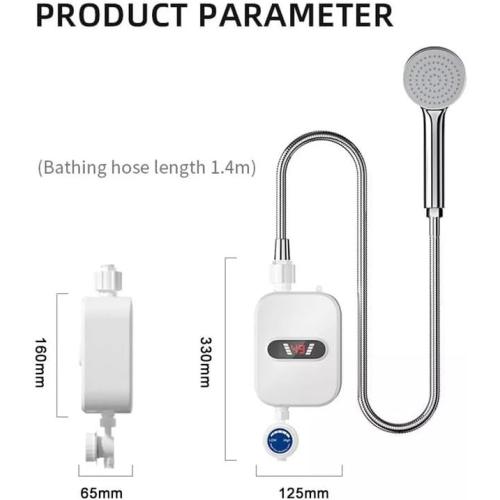 3500W Tankless Hot Water Heater Shower Electric Instant Heater Bathroom US