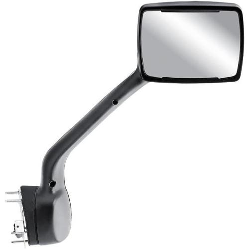 Replacement Passenger Right Side Hood Mirror Chrome Back Cover with Heated for Kenworth T680 New Gen 2022-2026