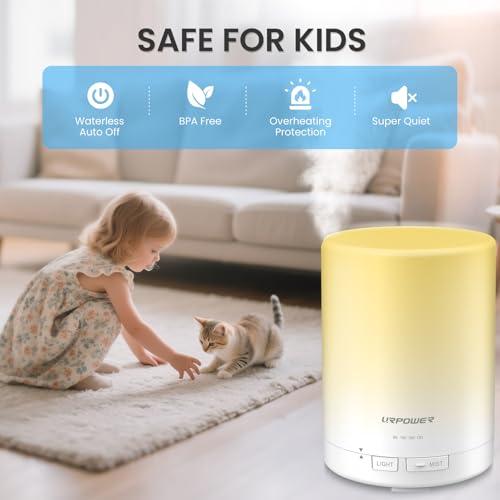 URPOWER 300mL Essential Oil Diffuser Ultrasonic Aromatherapy Diffuser