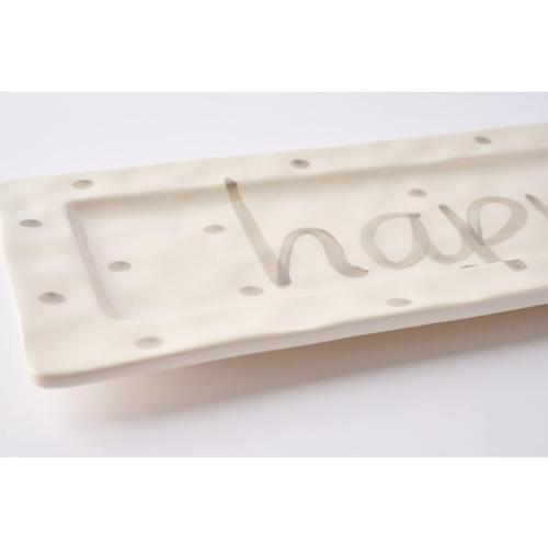 Mud Pie Happy Hostess Platter, 2 Piece Set