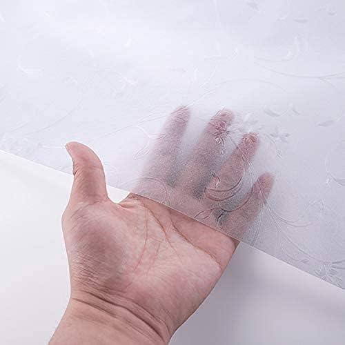 Size 29.5x78.7 Niviy Static Cling Non-Adhesive Window Film Frosted Glass Film Bathroom Door Glass Decoration Window Film Privacy Covering (29.5x 78.7)