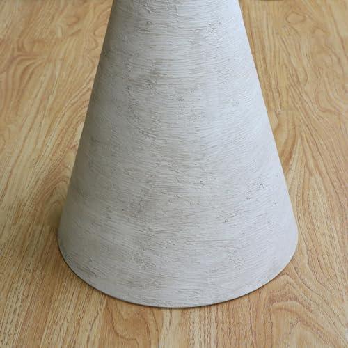 Small Drink Table, Round Martini Table, Drum End Table Side Table, Metal Accent Table,for Small Space Living Room, Bedroom, Dirt