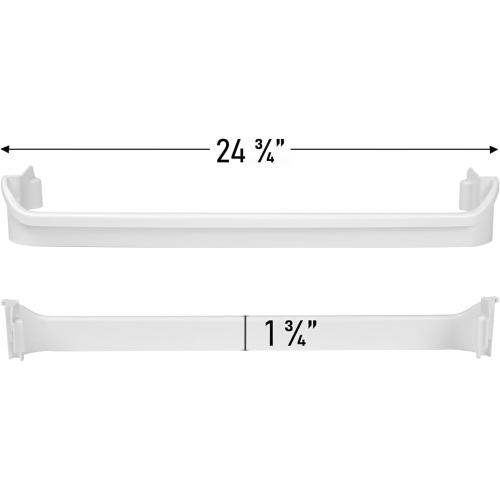 240534901 (2pack) Door Shelf Rack Bar Compatible with Frigidaire Refrigerator Replacement Shelves Door Bin Frigidaire Replacement Parts
