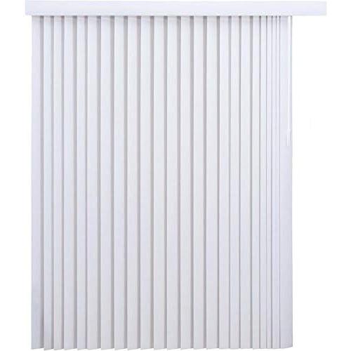 94931 3.5-in Cordless White Vinyl Door Vertical Blinds (Common: 78-in; Actual: 78-in x 84-in)