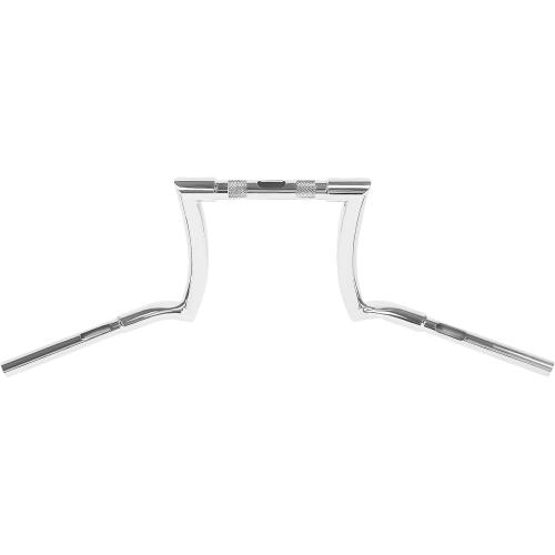 16 Rise Chrome Ape Hanger Handlebar Fit for Harley Sportster 883 1200 XL Softail FLST FXST Dyna, Road King Handlebars 1994-2023, Road Glide Handle Bar 1998-2013, 1.25” Fat 1 Clamp Meathook Bar